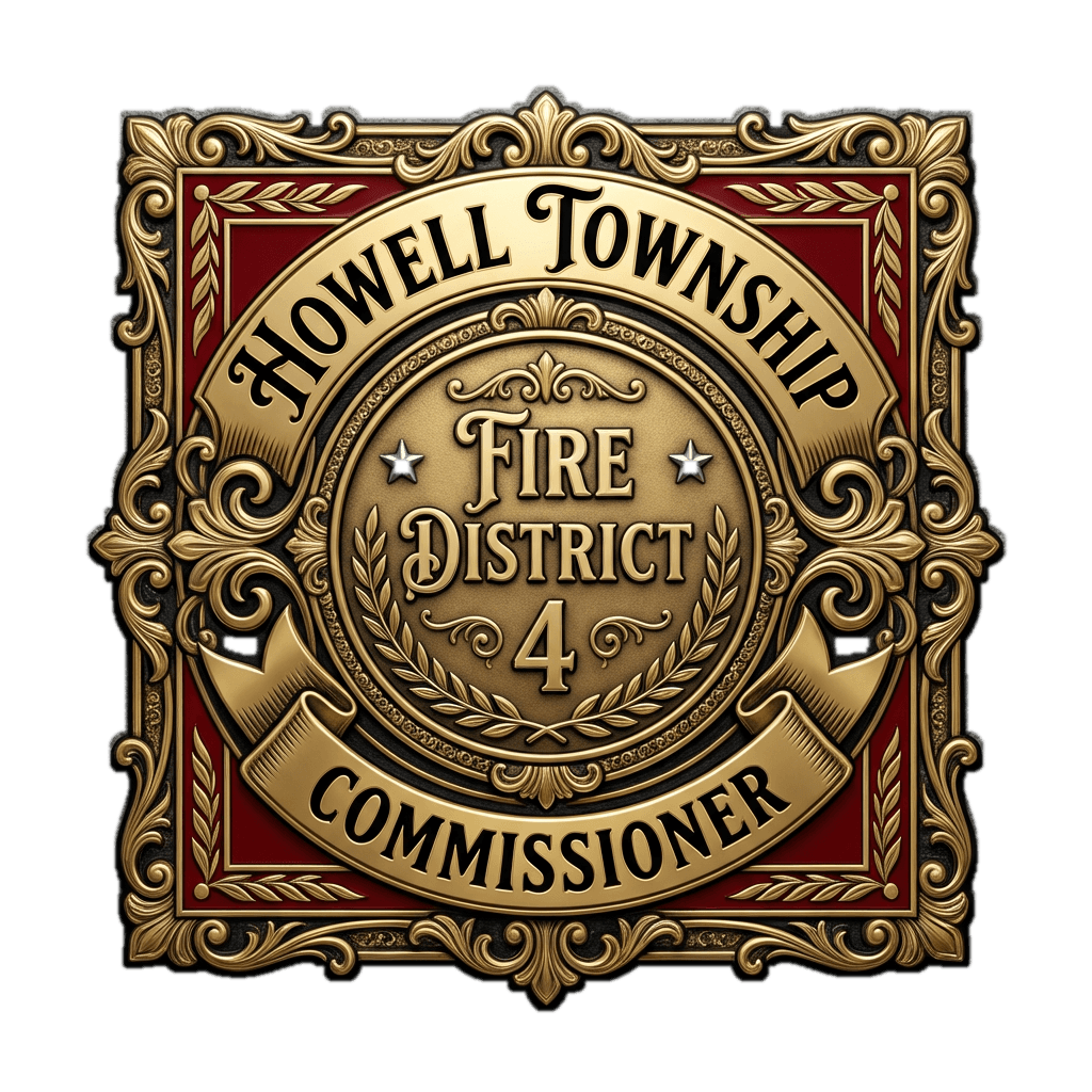 Howell Township Fire District #4 badge